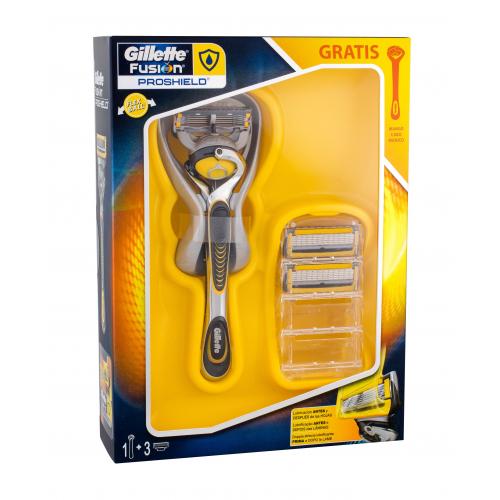 Gillette Fusion Proshield set cadou Aparat de ras 1 buc + Rezerve 2 buc pentru bărbați