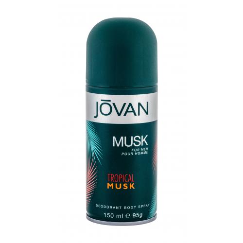 Jovan Tropical Musk 150 ml deodorant pentru bărbați