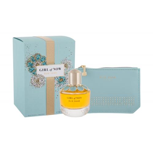 Elie Saab Girl of Now set cadou apa de parfum 50 ml + geanta cosmetica pentru femei