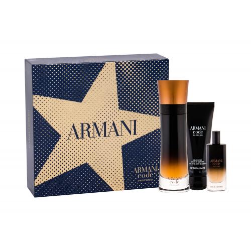 Giorgio Armani Code Profumo set cadou EDP 110 ml + EDP 15 ml + Gel de dus 75 ml pentru bărbați