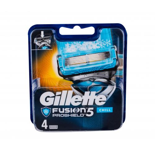 Gillette Fusion Proshield Chill 4 buc rezerve aparat de ras pentru bărbați
