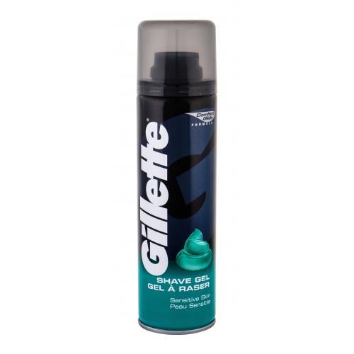 Gillette Shave Gel Sensitive 200 ml gel de bărbierit pentru bărbați
