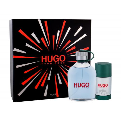 HUGO BOSS Hugo Man set cadou EDT 200 ml + Deodorant stick 75 ml pentru bărbați