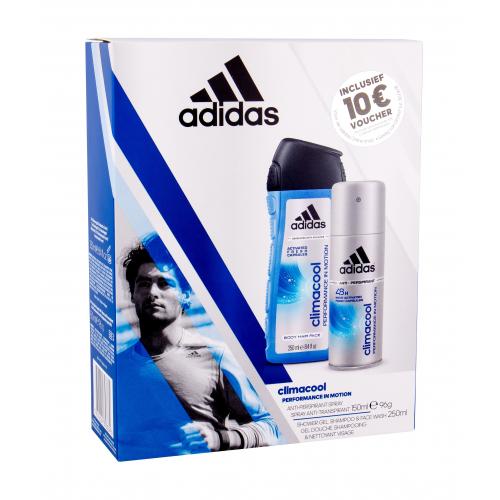 Adidas Climacool 48H set cadou Anti-perspirant 150 ml + Gel de dus 250 ml pentru bărbați