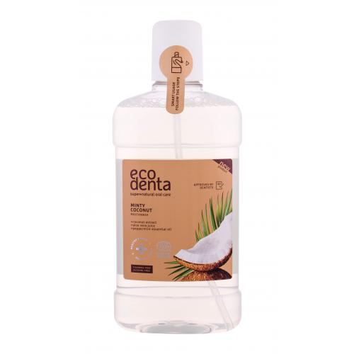 Ecodenta Organic Minty Coconut 500 ml apă de gură unisex BIO; Natural