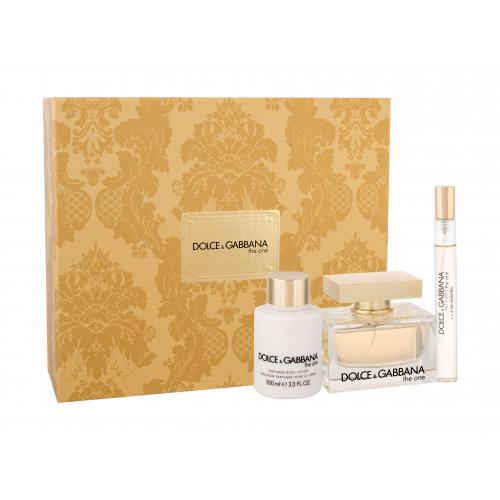 Dolce&Gabbana The One set cadou EDP 75 ml + Lapte de corp 100 ml + EDP 10 ml pentru femei