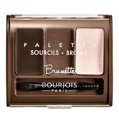 BOURJOIS Paris Brow Palette 4,5 g truse de conturare sprâncene pentru femei Brunette