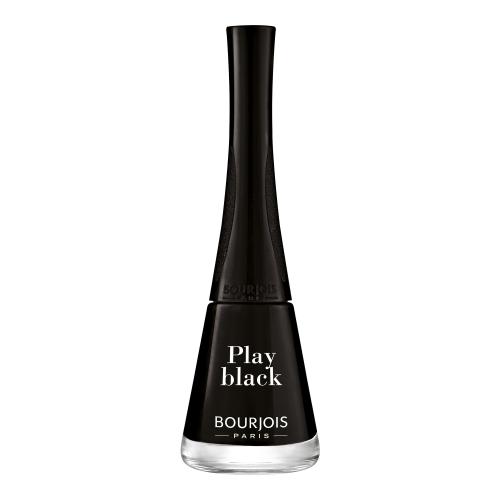 BOURJOIS Paris 1 Second 9 ml lac de unghii pentru femei 06 Play Black