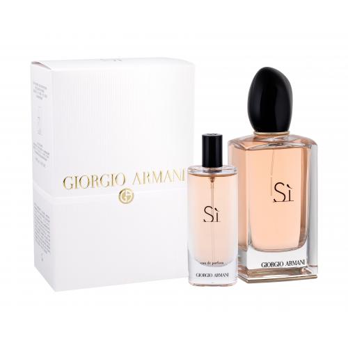 Giorgio Armani Sì set cadou EDP 100 ml + EDP 15 ml pentru femei