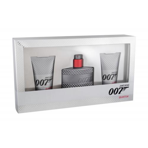 James Bond 007 Quantum set cadou EDT 50 ml + Gel de dus 2 x 50 ml pentru bărbați