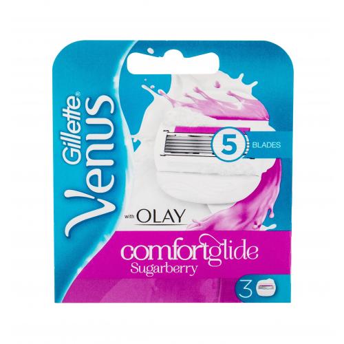 Gillette Venus & Olay Sugarberry Comfortglide 3 buc rezerve aparat de ras pentru femei