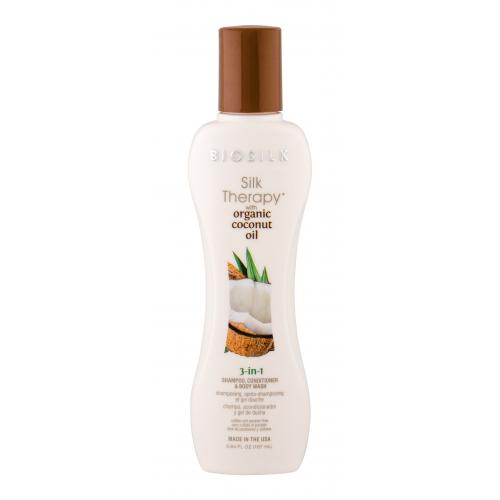 Farouk Systems Biosilk Silk Therapy Organic Coconut Oil 167 ml șampon pentru femei