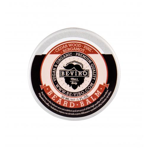 Be-Viro Men´s Only Beard Balm 30 ml ceară pentru barbă pentru bărbați Cedar Wood, Bergamot, Pine