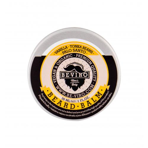 Be-Viro Men´s Only Beard Balm 30 ml ceară pentru barbă pentru bărbați Vanilla, Tonka Beans, Palo Santo
