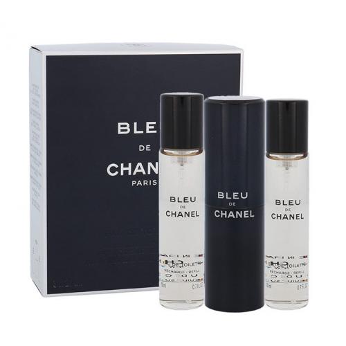 Chanel Bleu de Chanel 3x20 ml apă de toaletă pentru bărbați