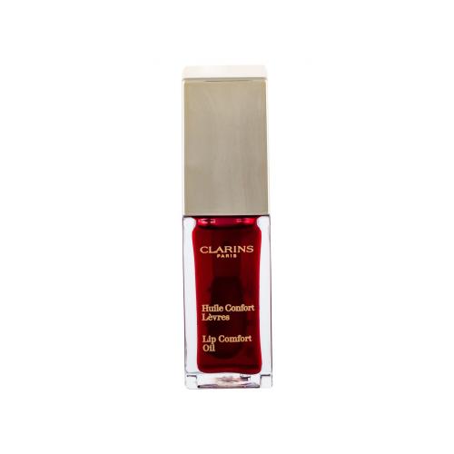Clarins Lip Comfort Oil 7 ml luciu de buze pentru femei 03 Red Berry Natural