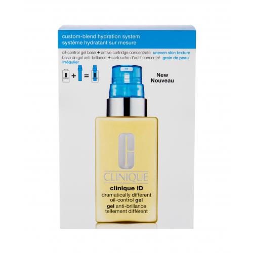 Clinique Clinique ID set cadou Gel matifiant Dramatically Different Oil-Control Gel 115 ml + ser pentru ten Uneven Skin Texture 10 ml pentru femei