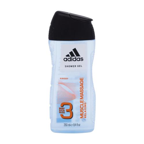 Adidas 3in1 Muscle Massage 250 ml gel de duș pentru bărbați