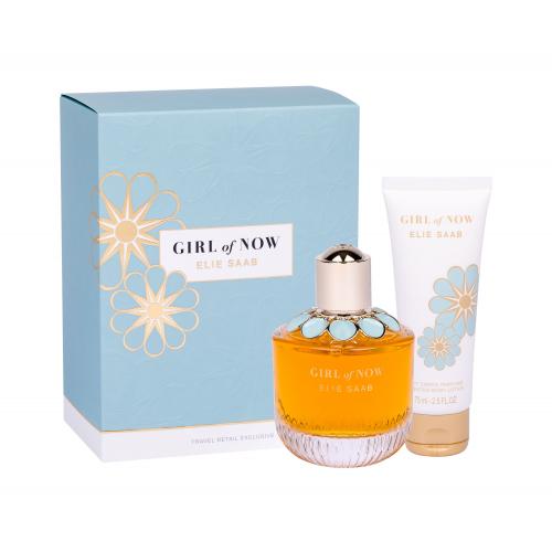 Elie Saab Girl of Now set cadou Apa de parfum 90 ml + Lapte de corp 75 ml pentru femei