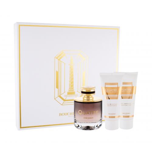 Boucheron Boucheron Quatre Absolu de Nuit set cadou Apa de parfum 100 ml + Lapte de corp 100 ml + Gel de dus 100 ml pentru femei