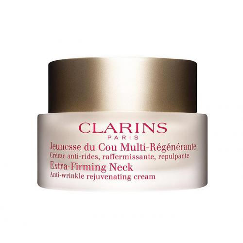 Clarins Extra-Firming Neck Anti-Wrinkle Rejuvenating Cream 50 ml cremă de gât și decolteu tester pentru femei Natural