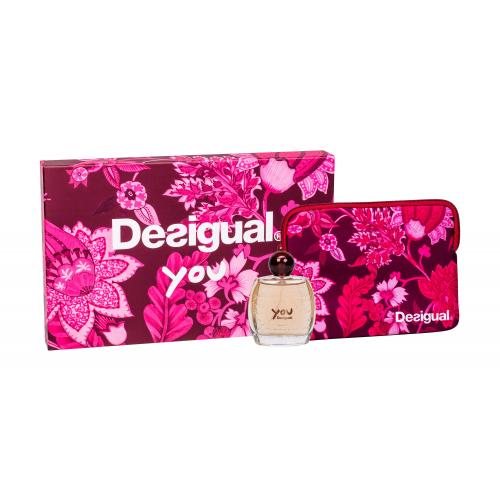 Desigual You set cadou Apa de toaleta 100 ml + Geanta cosmetica pentru femei