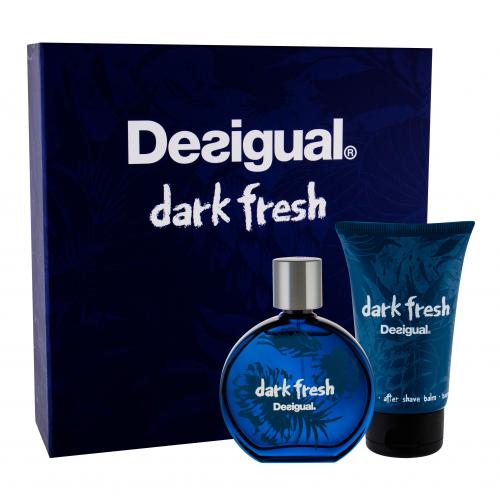 Desigual Dark Fresh set cadou Apa de toaleta 100 ml +Balsam dupa ras100 ml pentru bărbați