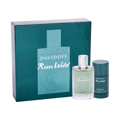 Davidoff Run Wild set cadou Apa de toaleta 100 ml + Deodorant  solid 75 ml pentru bărbați