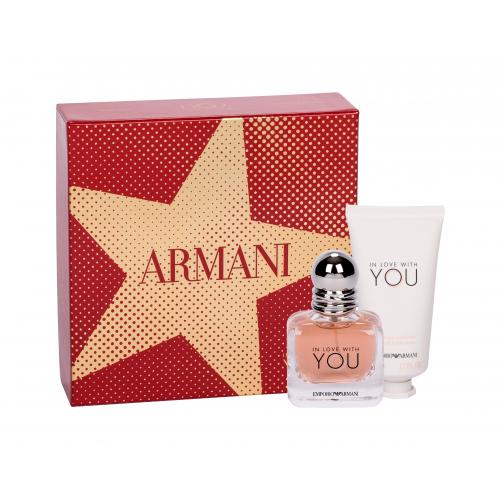 Giorgio Armani Emporio Armani In Love With You set cadou Apa de parfum 30 ml + Crema de maini 50 ml pentru femei