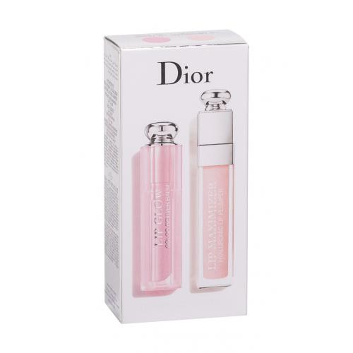 Christian Dior Addict Lip Maximizer Hyaluronic set cadou Gloss Lip Maximizer 6 ml + Balsam de buze Lip Glow Reviver 6,5 g 001 Pink W 001 Pink