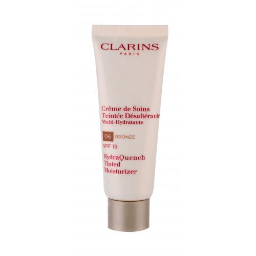 Clarins HydraQuench Tinted Moisturizer SPF15 50 ml cremă de zi pentru femei 06 Bronze Natural