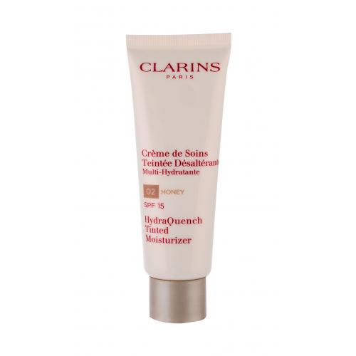 Clarins HydraQuench Tinted Moisturizer SPF15 50 ml cremă de zi pentru femei 02 Honey Natural