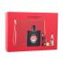 Yves Saint Laurent Black Opium Set cadou apă de parfum 90 ml + ruj Rouge Volupté Shine 3,2 g No 85 + Mascara Volume Effet Faux Cils 2 ml No 1 + geantă cosmetică