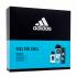 Adidas Ice Dive Set cadou Apă de toaletă  50ml + deodorant spray 150 ml + gel de duș 250 ml