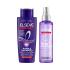 Set Șampon L'Oréal Paris Elseve Color-Vive Purple Shampoo + Fără clătire L'Oréal Paris Elseve Color-Vive All For Blonde 10in1 Bleach Rescue