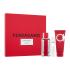 Ferragamo Ferragamo Red Leather Set cadou Apă de parfum 100 ml + șampon și gel de duș 100 ml + apă de parfum 10 ml