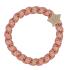 By Eloise London Woven Gold Star Elastice de păr pentru femei 1 buc Nuanţă Coral Pink