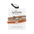 By Eloise London Bangle Set Sunset Safari Elastice de păr pentru femei 1 buc