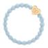 By Eloise London Gold Heart Elastice de păr pentru femei 1 buc Nuanţă Sky Blue