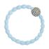By Eloise London Bling Charms Disco Ball Elastice de păr pentru femei 1 buc Nuanţă Sky Blue