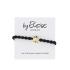 By Eloise London Bling Charms Gold Diamanté Sun Elastice de păr pentru femei 1 buc Nuanţă Black