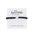 By Eloise London Silver Bling Diamanté Bolt Elastice de păr pentru femei 1 buc Nuanţă Black