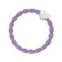 By Eloise London Metallic Silver Heart Elastice de păr pentru femei 1 buc Nuanţă Lilac