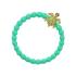 By Eloise London Bling Charms Gold Diamanté Turtle Elastice de păr pentru femei 1 buc Nuanţă Apple Green