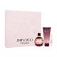 Jimmy Choo Fever Set cadou  EDP 100 ml + Lapte de corp 100 ml + EDP 7,5 ml