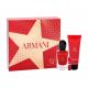 Giorgio Armani Sì Passione Set cadou  edp 50 ml + lapte de corp 75 ml + luciu Lip Maestro 400 1,5 ml