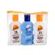 Malibu Lotion SPF20 Set cadou  Lotiune solara SPF20 100 ml + Lotiune solara SPF15 100 ml + Lotiune dupa expunerea la soare 100 ml