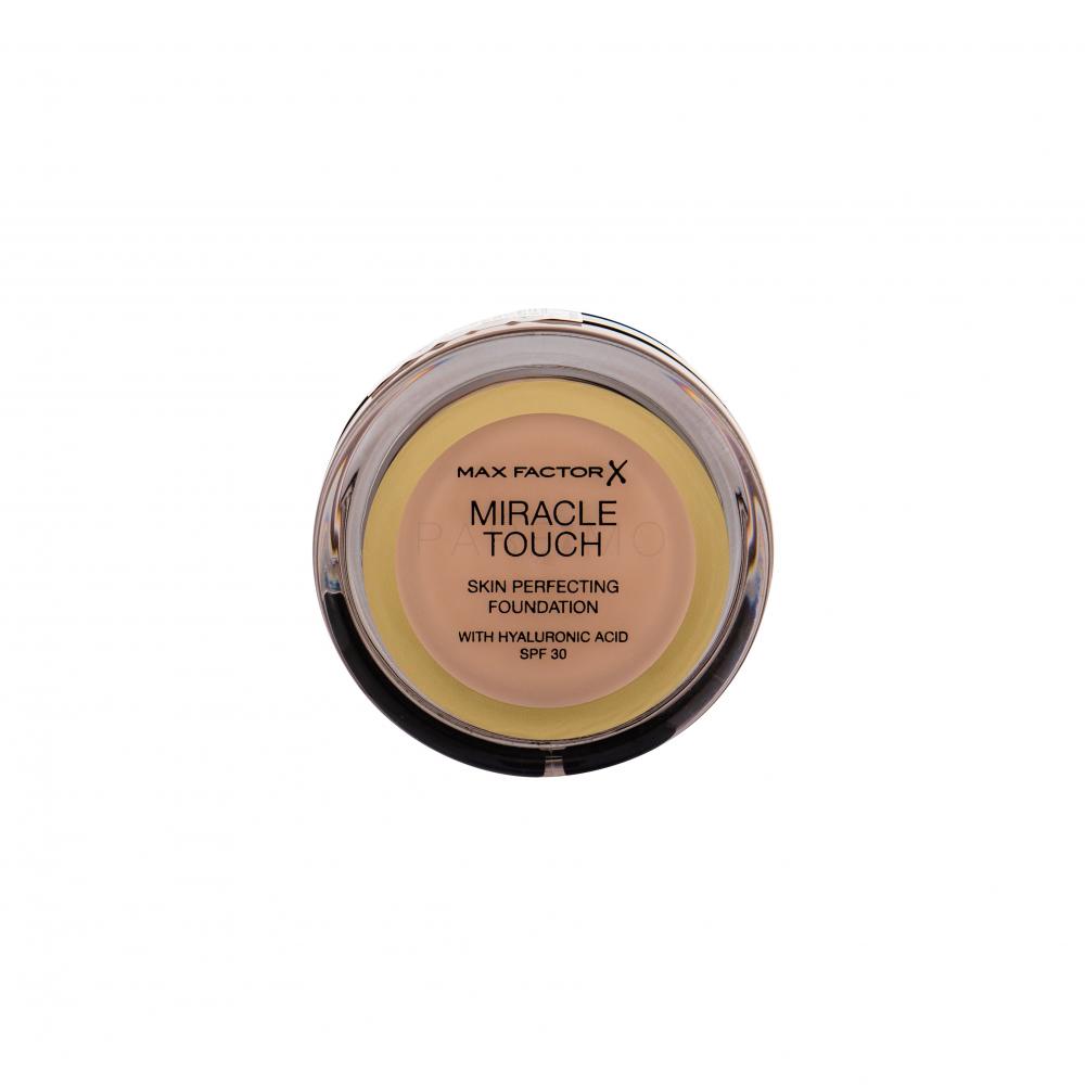 Max Factor Miracle Touch Skin Perfecting SPF30 Fond de ten pentru femei 11,5 g Nuanţă 038 Light Ivory