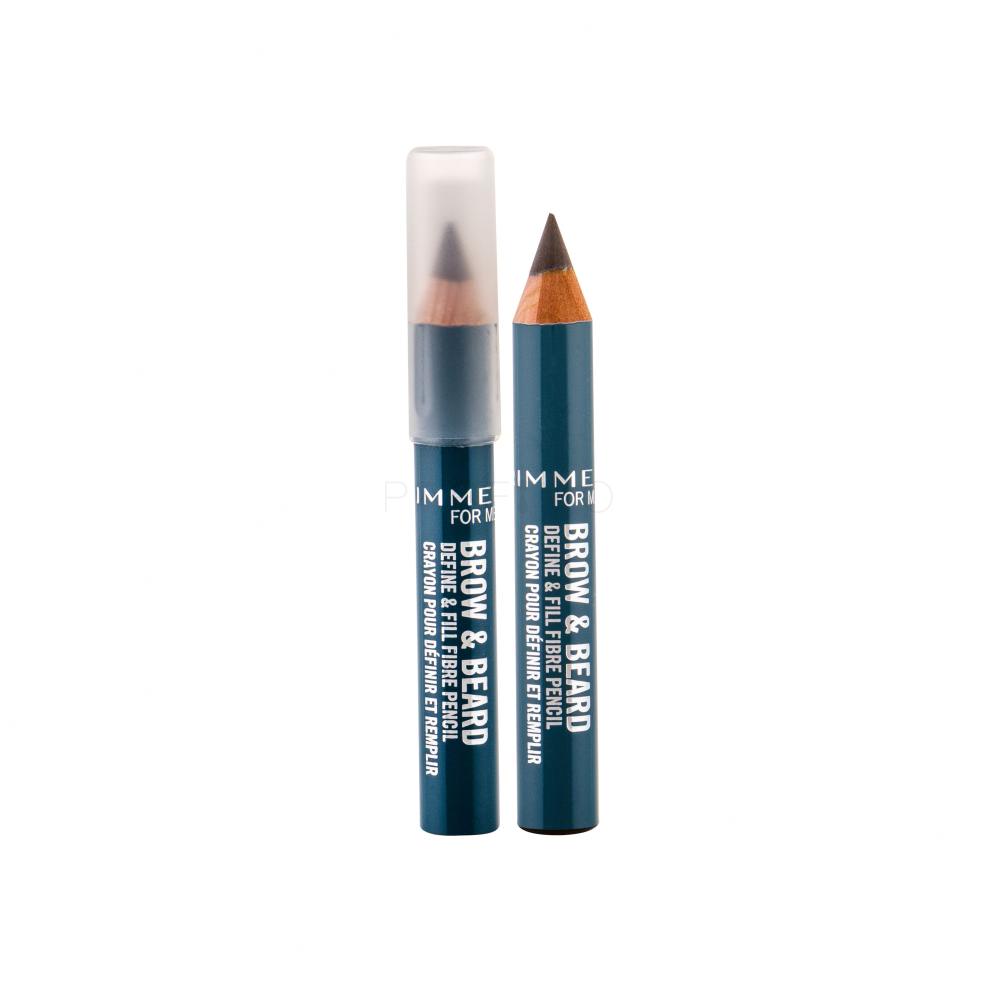 Rimmel London For Men Brow & Beard Ceară de barbă pentru bărbați 1,7 g Nuanţă 002 Medium