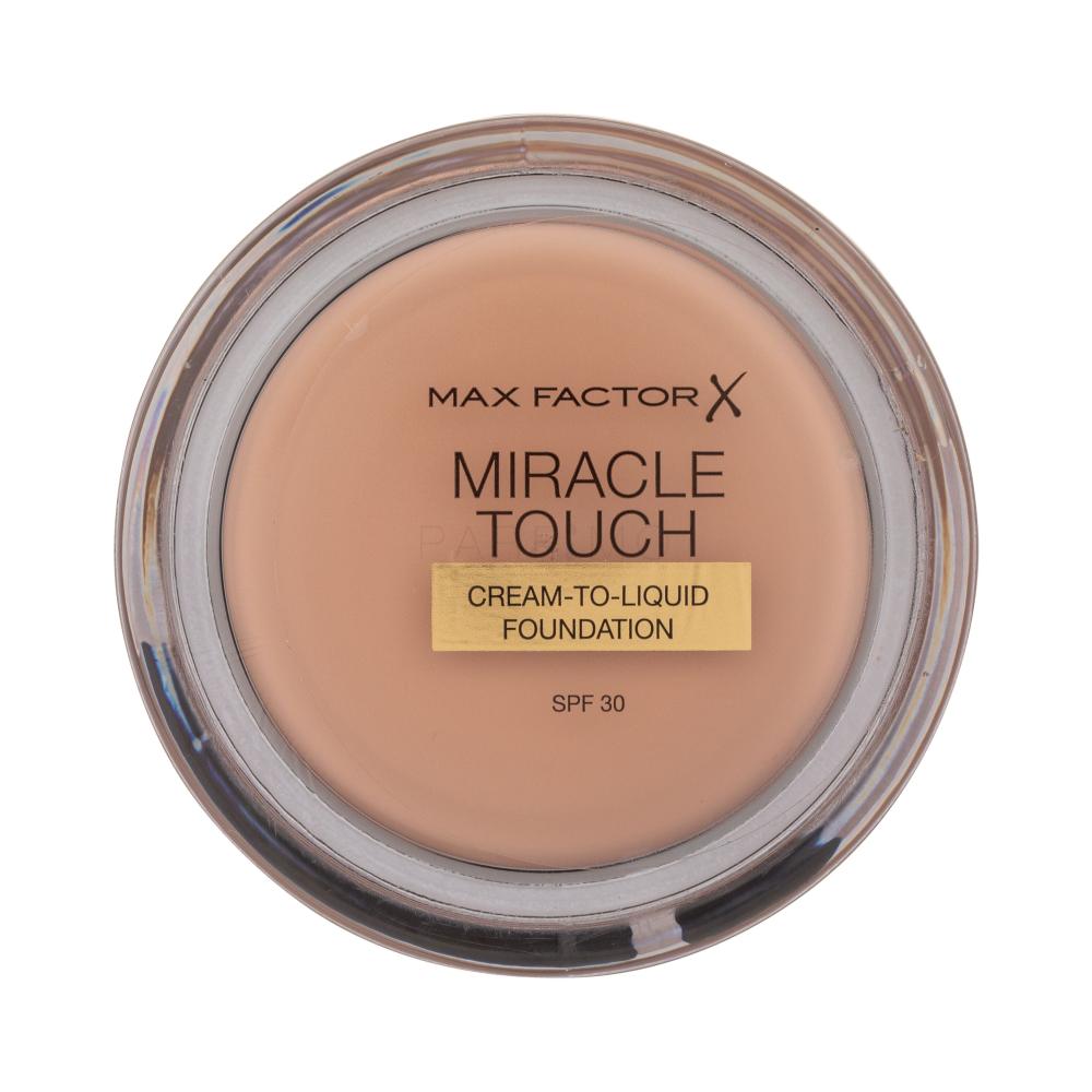 Max Factor Miracle Touch Cream-To-Liquid SPF30 Fond de ten pentru femei 11,5 g Nuanţă 055 Blushing Beige